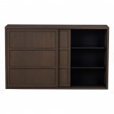 KAO SIDEBOARD BRUSHED PINE BROWN 85 - CABINETS, SHELVES
